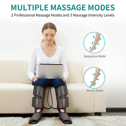 Nekteck™ Air Compression Leg & Calf Massager – Circulation & Relaxation