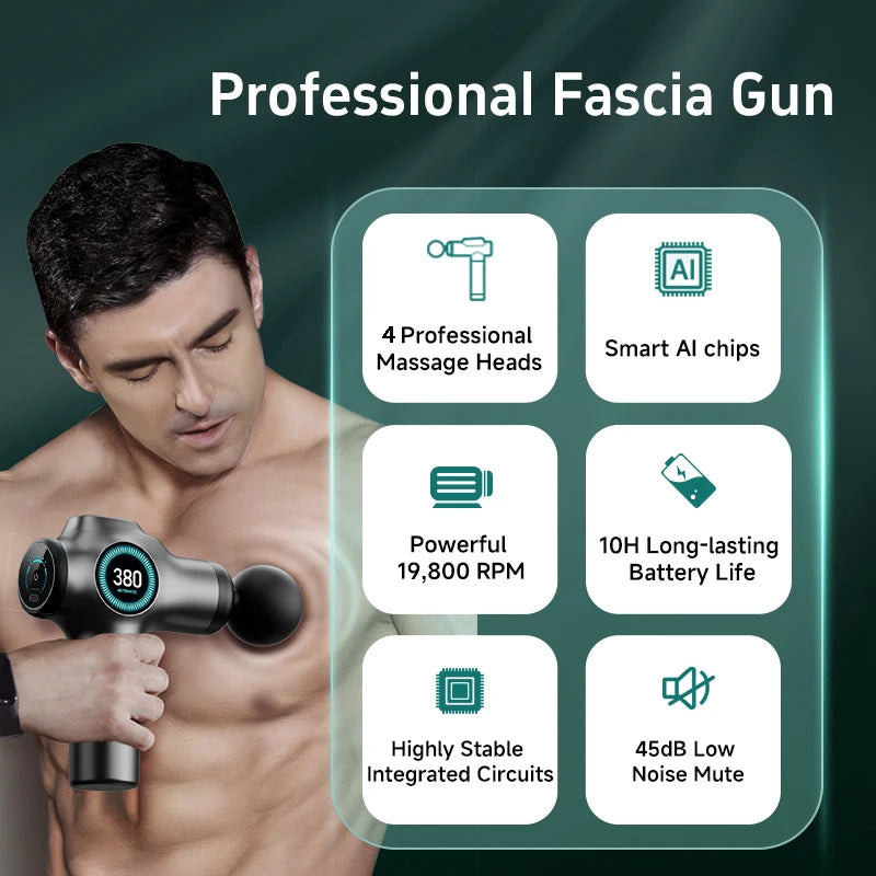 Corethera™ V20 Smart Massage Gun – Deep Tissue Muscle Relief