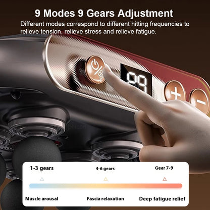 PEICON™ 6-Head Smart Body Massager – Deep Back & Waist Relief