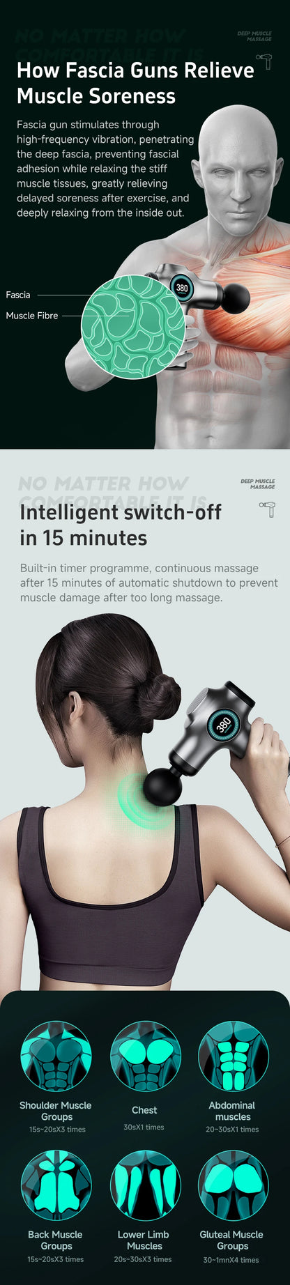Corethera™ V20 Smart Massage Gun – Deep Tissue Muscle Relief